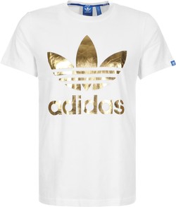Adidas shirt gold