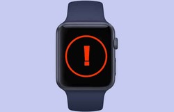 Apple watch stuck on
