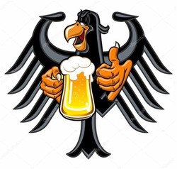 Beer with eagle