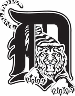 Black detroit tigers