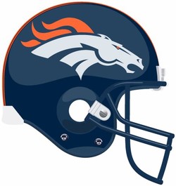 Broncos helmet