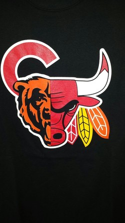 Bulls bears blackhawks combo