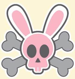 Bunny skull crossbones
