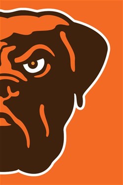 Cleveland browns dog