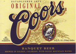 Coors banquet beer