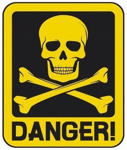 Danger skull