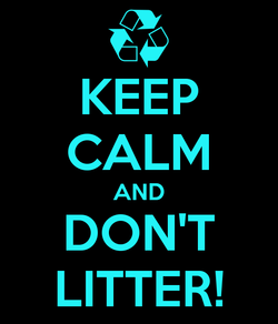 Dont litter
