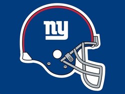 Giants football helmet