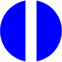 Half blue circle