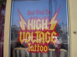 High voltage tattoo