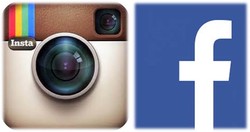 Instagram and facebook