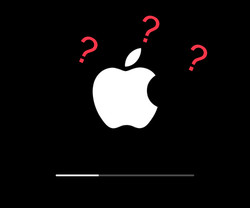 Ipad stuck on apple