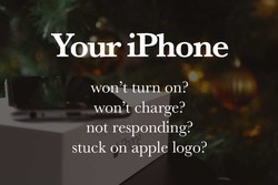Iphone stays on apple