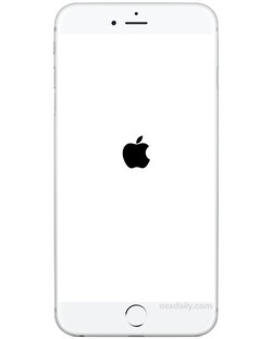 Iphone stuck on apple