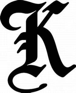 K font