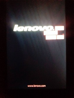 Lenovo stuck on
