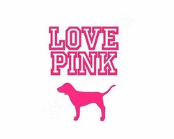 Love pink dog