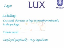 Lux soap
