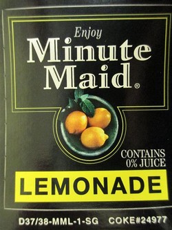 Minute maid lemonade
