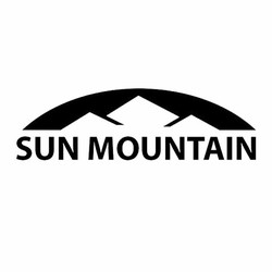 Mountain with sun