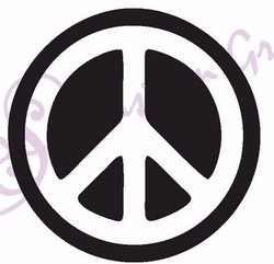Peace sign car