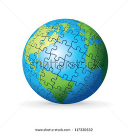 Puzzle globe
