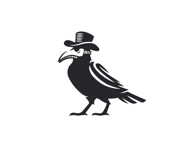                      Raven Plague Doctor Logo          