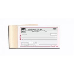 Receipt book with
