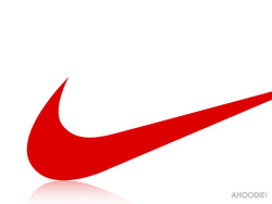Red and white nike