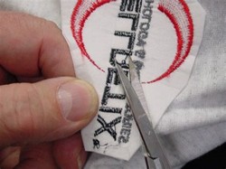 Remove embroidered