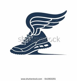 Sneaker with wings