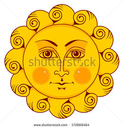 Sun face
