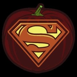 Superman pumpkin