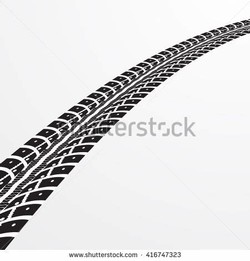 Tire track