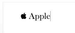 Type apple