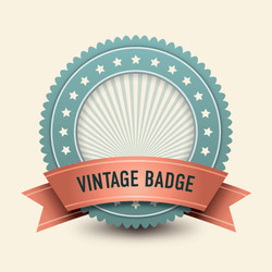 Vintage badge