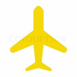 Yellow airplane